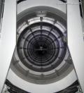 Atomium, notranjost vezne cevi